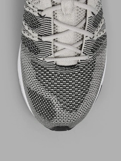 Shop Nike Men's Grey Flyknit Trainer Sneakers