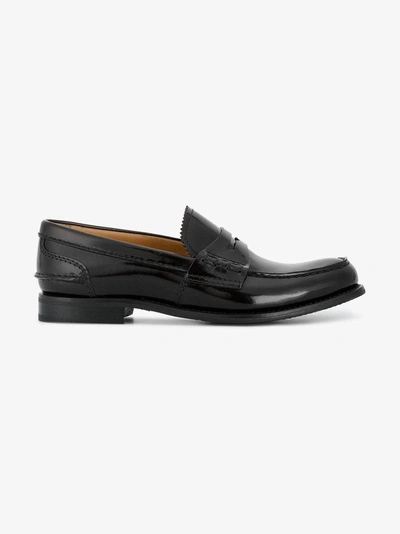 Shop Church's Pembrey 20 Polished Leather Loafers In Brown