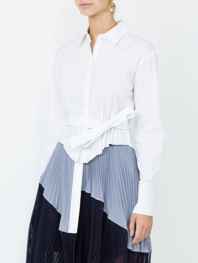 Shop Tome Corset Shirt With Belt