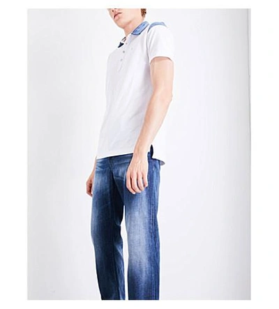 Diesel Thytan Comfort-fit Straight Mid-rise Jeans In Medium Wash Blue |  ModeSens