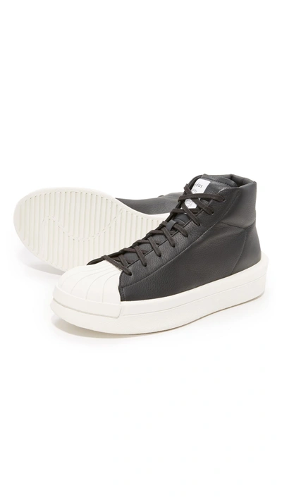 Shop Adidas Originals Mastodon Pro Model Ii Sneakers In Black