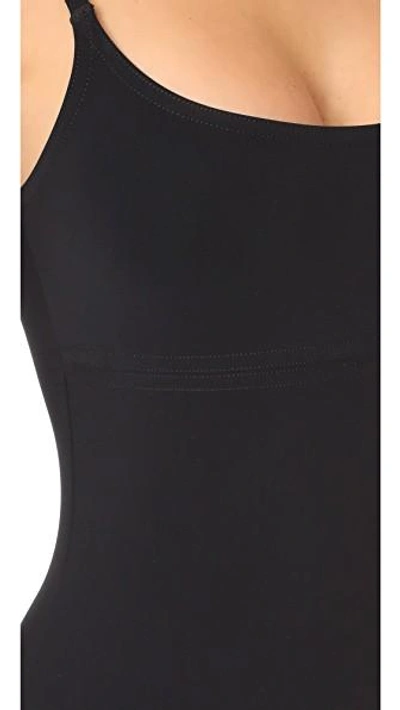 Shop Karla Colletto Skinny Scoop One Piece In Black