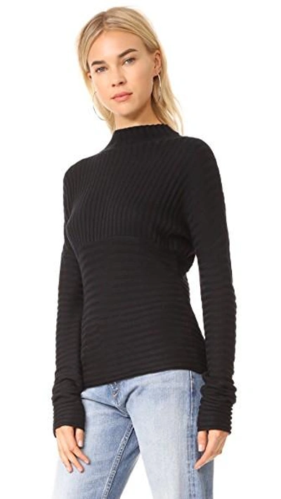 Shop Feel The Piece Graham Sweater In Black
