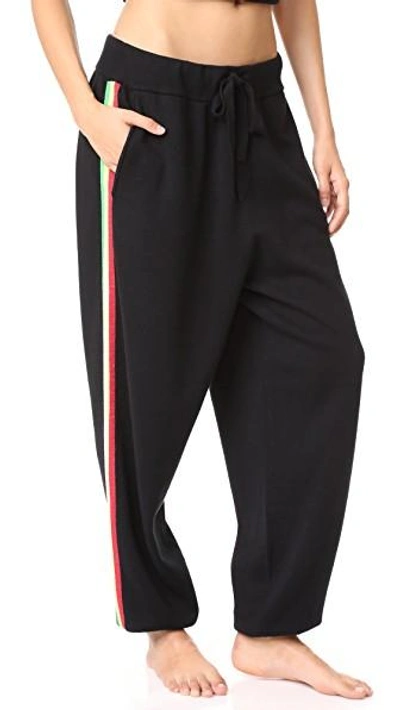 Shop Olivia Von Halle Missy Kingston Cashmere Sweatsuit In Black