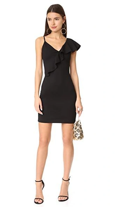 Shop Amanda Uprichard Danica Dress In Black