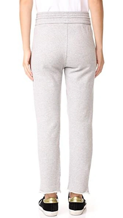 Shop Mother Slim Gym Snippet Joggers In Heather Grey