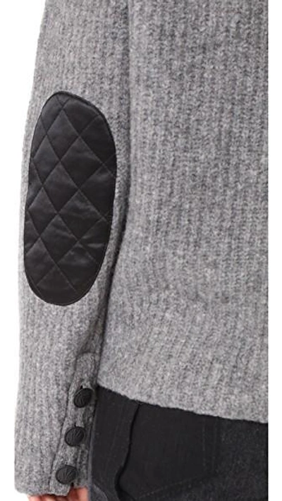 Shop Rag & Bone Lyza Turtleneck Sweater In Grey Heather