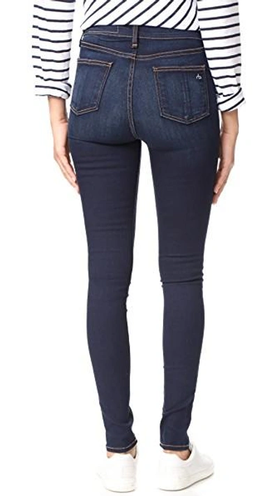 Shop Rag & Bone High Rise Skinny Jeans In Bedford