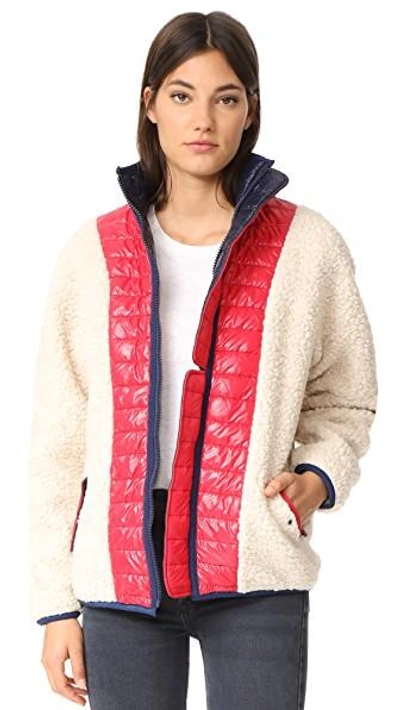 Shop Sandy Liang Chambers Sherpa Jacket In Fleecy