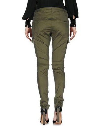 Shop Maison Scotch Casual Pants In Military Green