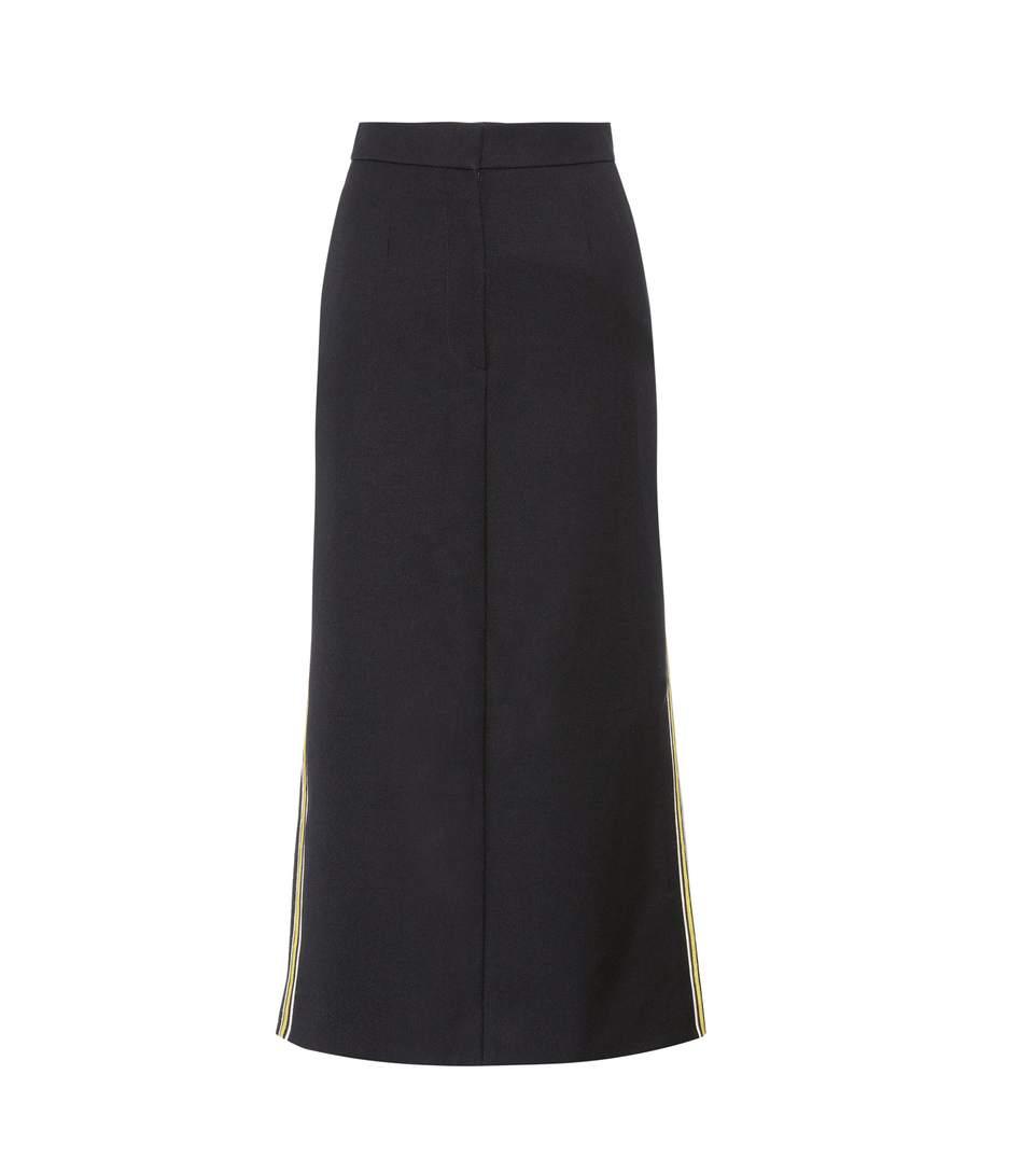 Calvin Klein 205W39Nyc Exclusive To Mytheresa.Com - Wool Skirt In Black