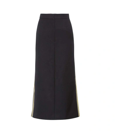 Shop Calvin Klein 205w39nyc Exclusive To Mytheresa.com - Wool Skirt In Black
