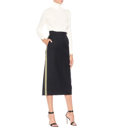 Shop Calvin Klein 205w39nyc Exclusive To Mytheresa.com - Wool Skirt In Black
