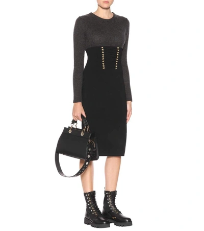 Shop Altuzarra Long-sleeved Dress In Black