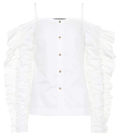 Shop Anna October Cotton Top In White