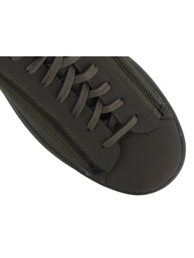Shop Y-3 Stan Zip Sneakers In Dark Green
