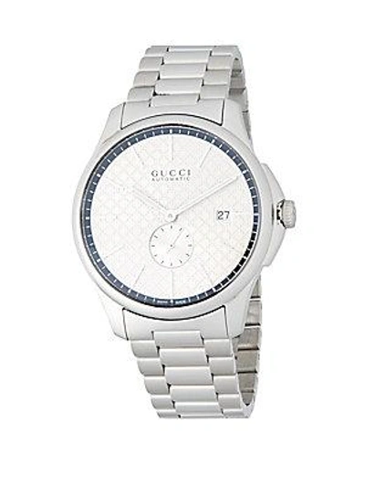 Shop Gucci Stainless Steel Automatic Bracelet Watch
