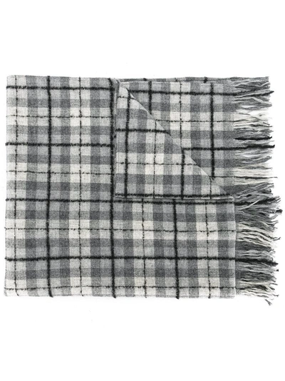Shop Our Legacy Checked Scarf - Multicolour