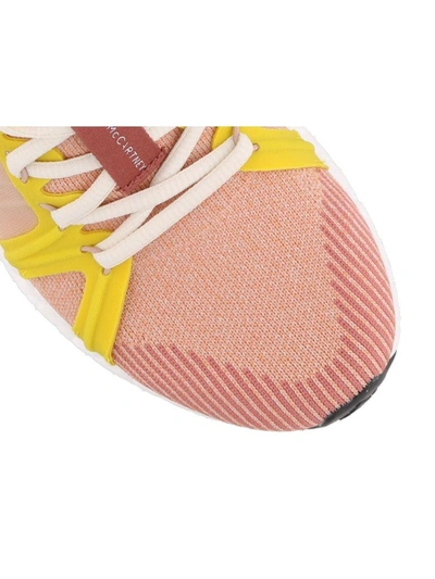 Shop Adidas By Stella Mccartney Ultra Boost Sneakers In Pink Yellow