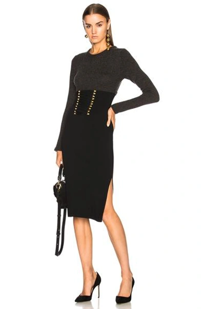 Shop Altuzarra Ursula Knit Dress In Black