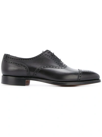 Shop Crockett & Jones Classic Brogues - Black