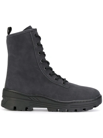 Shop Yeezy Military Boots - Grey