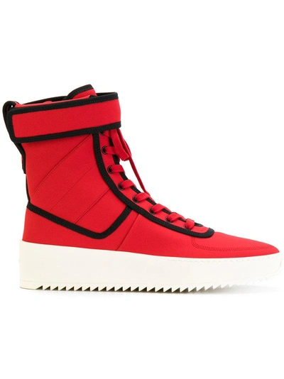 Shop Fear Of God - Lace In Red