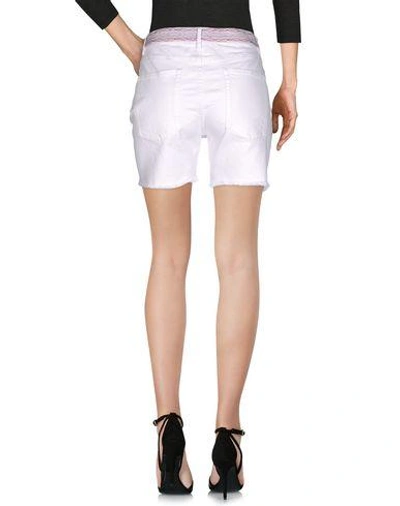 Shop Isabel Marant Étoile Denim Shorts In White