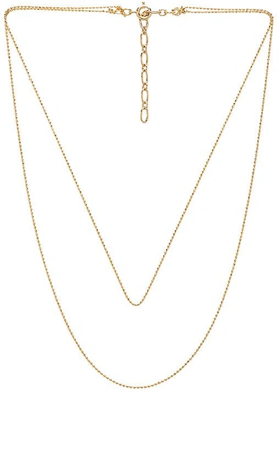 Shop Five And Two Camille Necklace In Gold