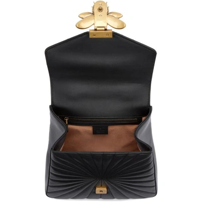 Shop Gucci Black Queen Margaret Quilted Backpack