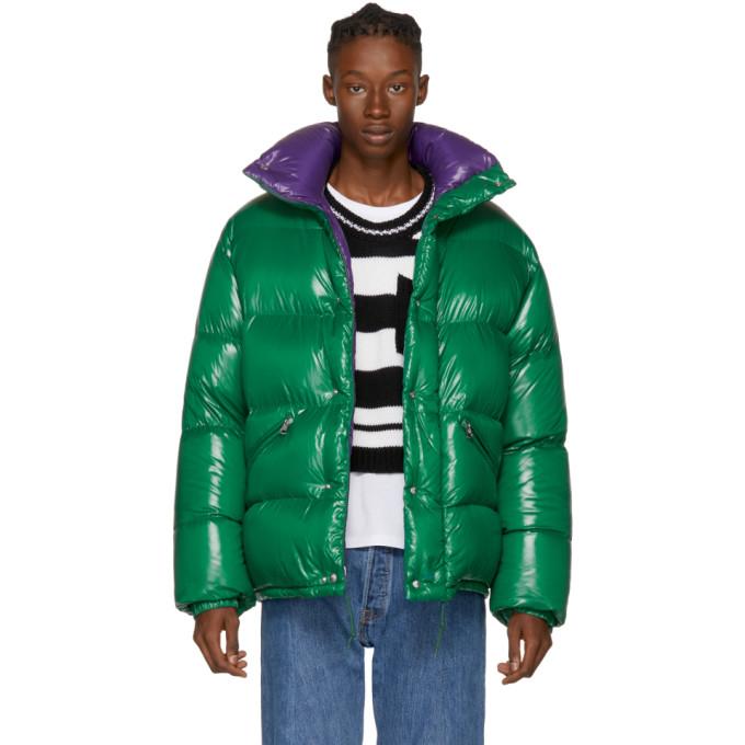 green moncler coat
