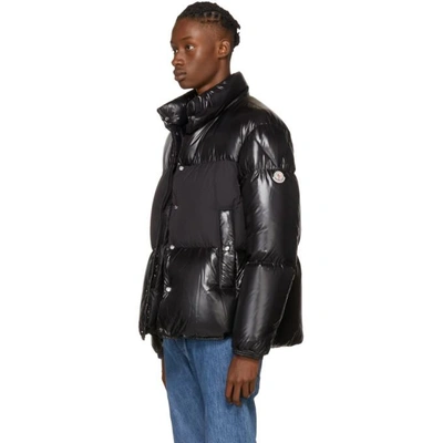 Moncler Aynard Laquè Nylon Down Jacket In Black | ModeSens