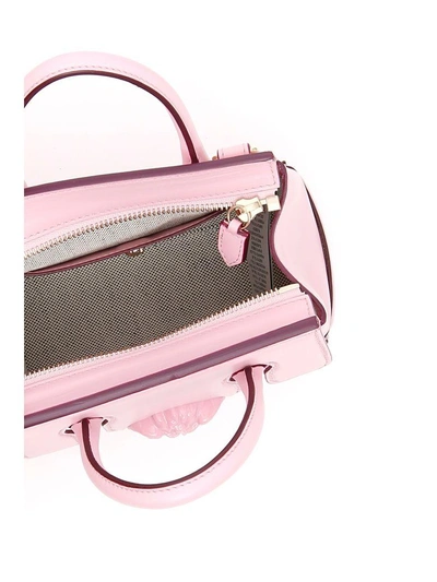 Shop Versace Palazzo Empire Shoulder Bag In Rosa-burgundy-oro Chiaro|rosa