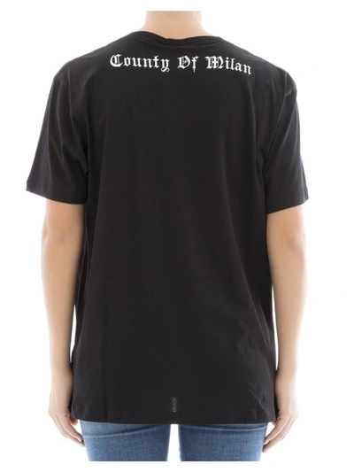 Shop Marcelo Burlon County Of Milan Black Cotton T-shirt