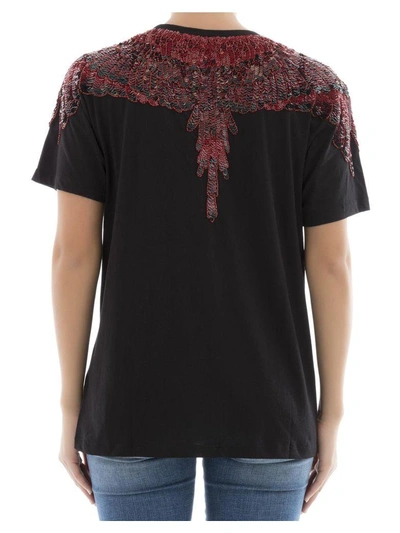 Shop Marcelo Burlon County Of Milan Black Cotton T-shirt