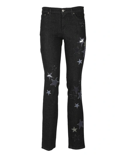 Shop Red Valentino Star Embroidered Jeans