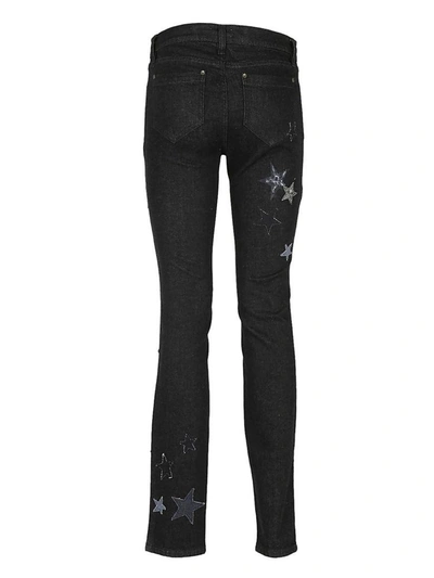 Shop Red Valentino Star Embroidered Jeans