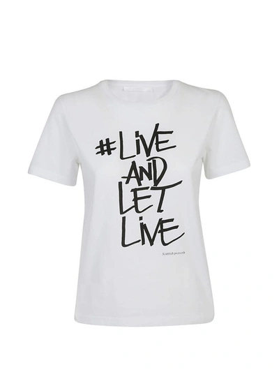 Shop Neil Barrett Live And Let Live T-shirt