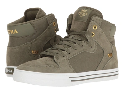 Supra - Vaider (olive/white) Skate Shoes
