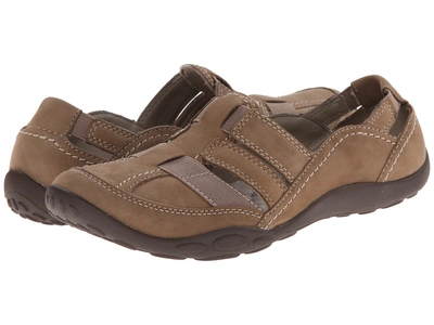 Clarks - Haley Stork (mushroom Nubuck) Women's  Shoes