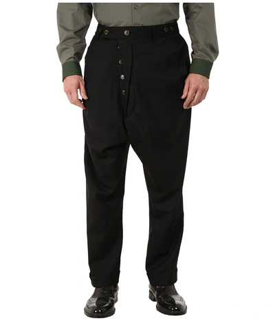 Vivienne Westwood Classic Wool Suiting Alcoholic Trousers black