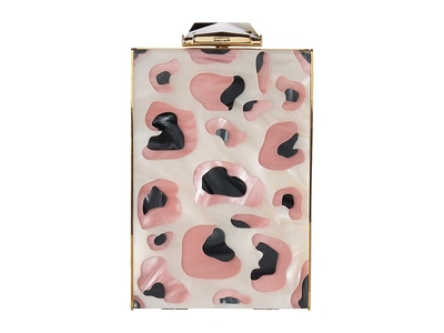 Kotur - Bacall Leopard (pink) Clutch Handbags