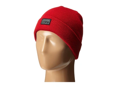 Converse - Cons Flat Knit Watchcap ( Red) Caps