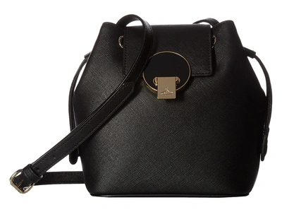 Vivienne Westwood - Mini Bucket Opio Saffiano (black) Handbags