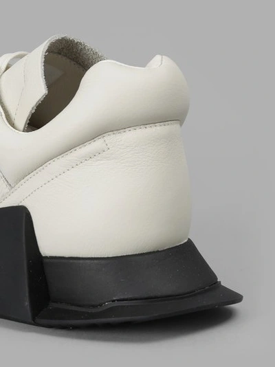 Shop Rick Owens Women's White New Runner Sneakers