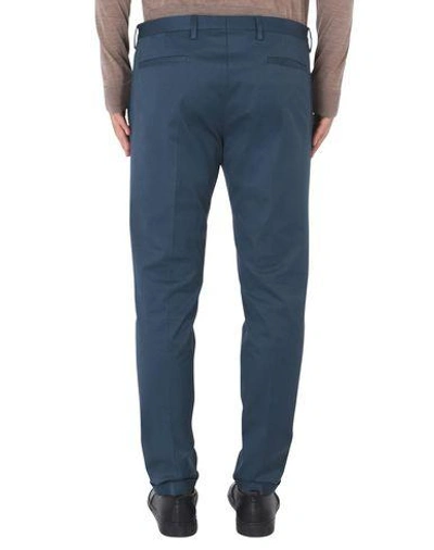 Shop Paul Smith Casual Pants In Slate Blue