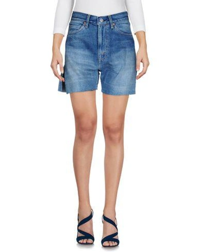 Shop Levi's Denim Shorts In Blue