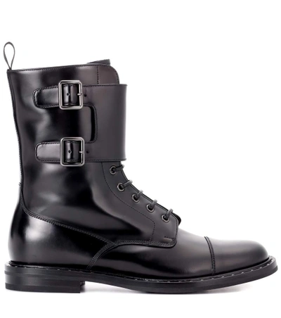 Shop Church's Leather Ankle Boots In Llack