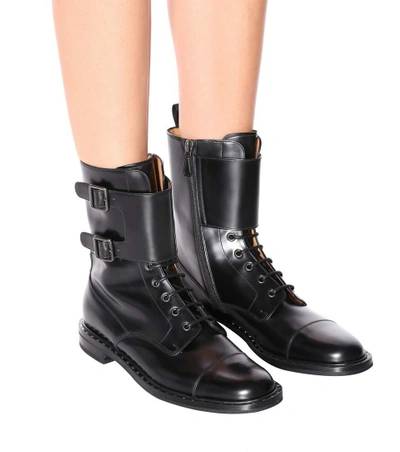 Shop Church's Leather Ankle Boots In Llack