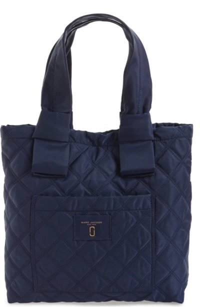Shop Marc Jacobs Knot Tote - Blue In Midnight Blue